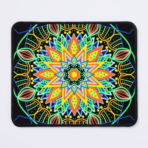Item preview, Neon Poinsettia Mandala designed and sold by APCHAUart.