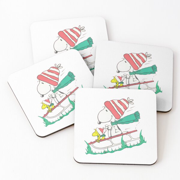 Item preview, Snoopy Peanuts Woodstock Sledding Holiday designed and sold by Dmanackfy.