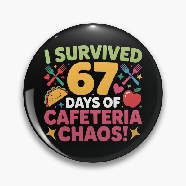 Item preview, I Survived 67 Days of Cafeteria Chaos Lunch Lady Staff Squad designed and sold by BLZART.
