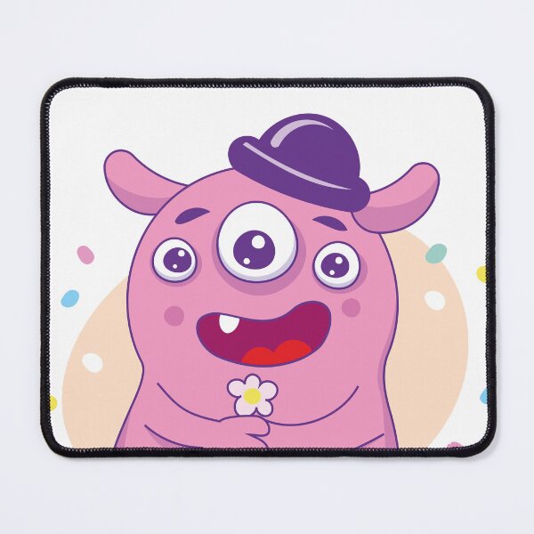Item preview, cute, kawaii pink monster, sticker, love, funny, monster sticker, decoration, print designed and sold by NatalkaP.