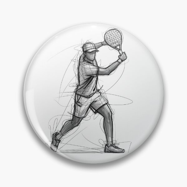 Item preview, Padel sketch designed and sold by tee-blah-blah.