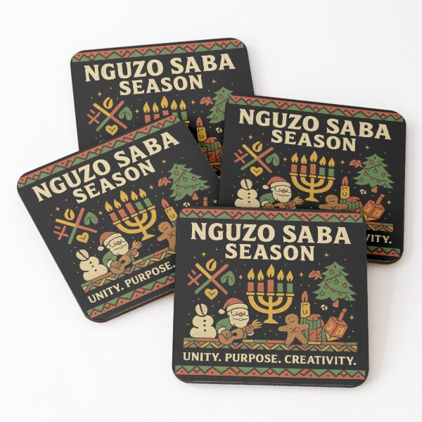 Item preview, Nguza Saba Season – Kwanzaa Unity, Purpose, and Creativity Holiday Design designed and sold by AddictiveDesign.