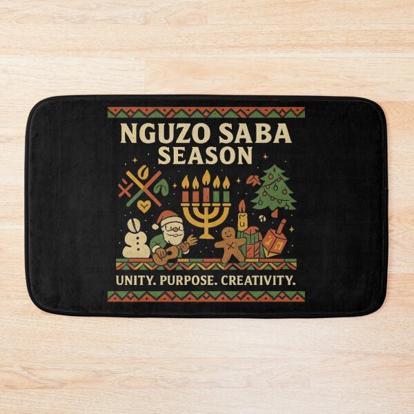 Item preview, Nguza Saba Season – Kwanzaa Unity, Purpose, and Creativity Holiday Design designed and sold by AddictiveDesign.