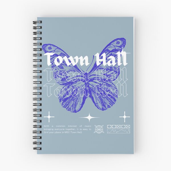 Item preview, Butterfly (Blue & White) MSC Town Hall designed and sold by MSC-Town-Hall.