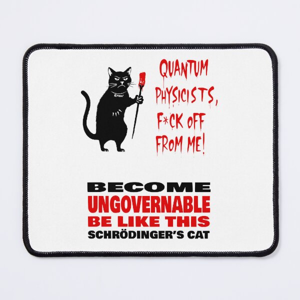 Item preview, Become Ungovernable Cat RED WHITE designed and sold by piboom.