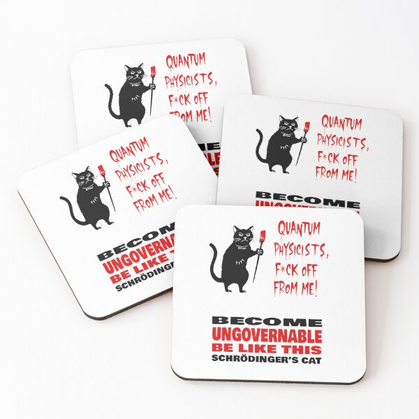 Item preview, Become Ungovernable Cat RED WHITE designed and sold by piboom.
