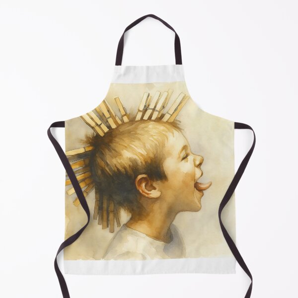 Item preview, Homemade Punk — Watercolor Child Portrait designed and sold by youkee.