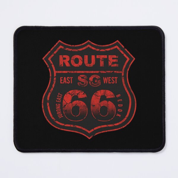 Item preview, Route 66 Red Urban Distressed Style designed and sold by Oniyasha.