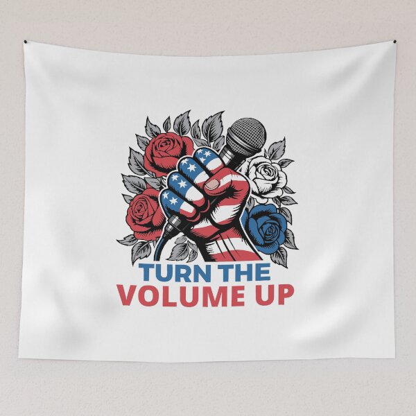 Item preview, Protest Tee : Turn the Volume Up Zohran Mamdani ~ New York Mayor Shirt designed and sold by Merchall  store.