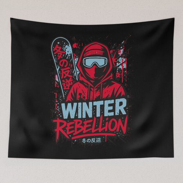 Item preview, Winter Rebellion – Bold Snowboarder Street Style designed and sold by SnappyPNG.