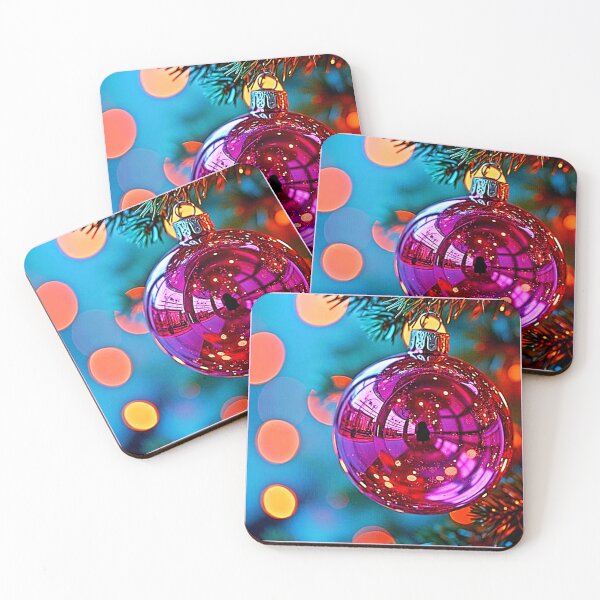 Item preview, Vibrant Christmas Ornament Sparkle Design designed and sold by Health And Fitness Posts e-Store.