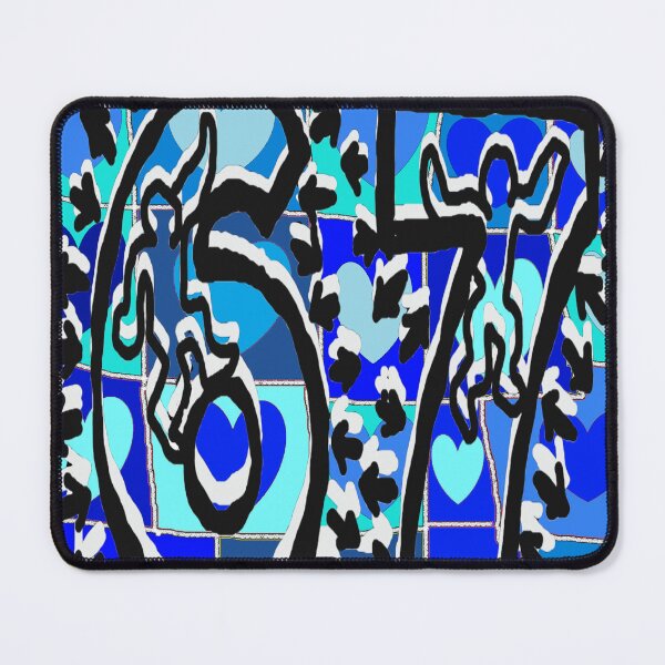 Item preview, blue 67 hearts  designed and sold by LoEndT-Shirts.