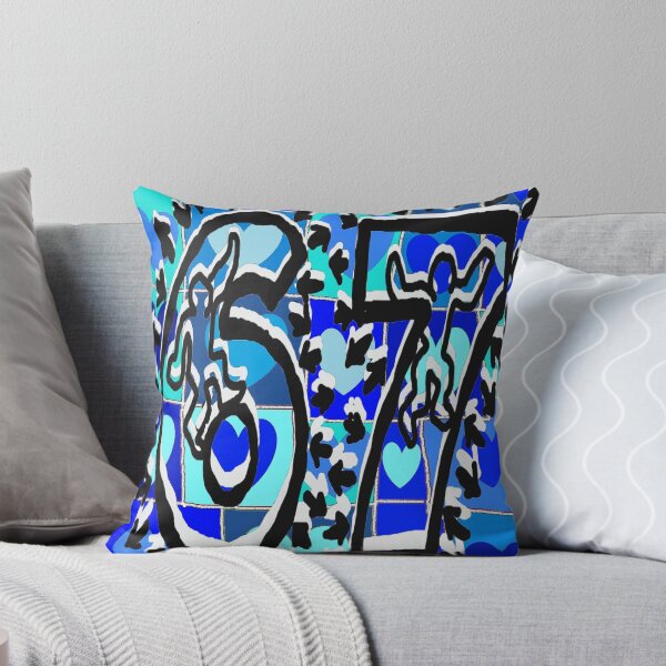 Item preview, blue 67 hearts  designed and sold by LoEndT-Shirts.