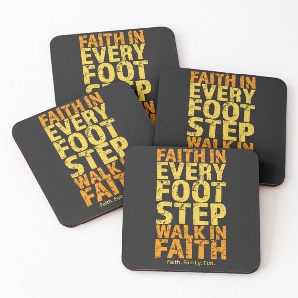 Item preview, Faith In Every Footstep T-Shirt | Vintage Urban Christian Apparel | Walk in Faith Graphic Tee designed and sold by Kokua Apparel.