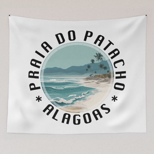 Item preview, Praia do Patacho - Alagoas (with Black Lettering) designed and sold by VelvetRoom.