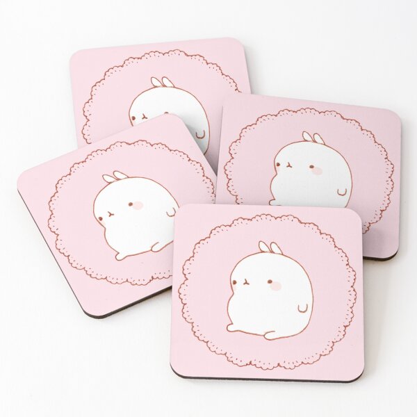 Item preview, Molang adorable pink bunny Cute designed and sold by loveiscosmic.