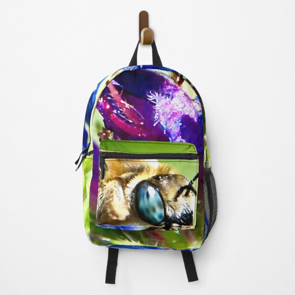 Item preview, Bee in a play of colors – tranquility on blossoms / Swiss Artwork Photography designed and sold by Raphael Wolf.