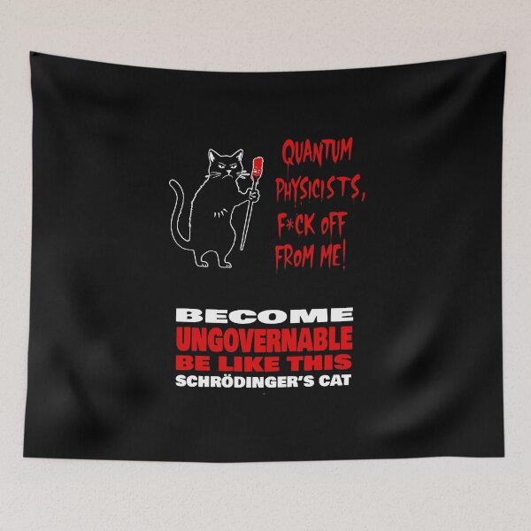 Item preview, Become Ungovernable Cat RED & BLACK designed and sold by piboom.