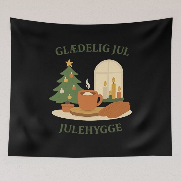 Item preview, Glædelig Jul Julehygge – Cozy Scandinavian Christmas Design designed and sold by AddictiveDesign.