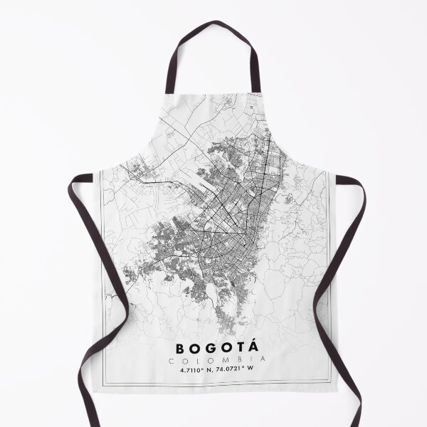Item preview, Mapa blanco de Bogotá designed and sold by EastPunkShop.