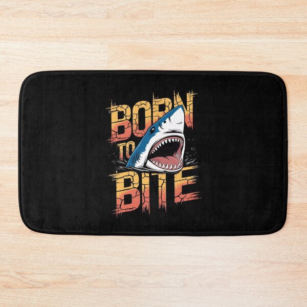 Item preview, Shark Bite Aggressive Bold Ocean Vibe designed and sold by Oniyasha.