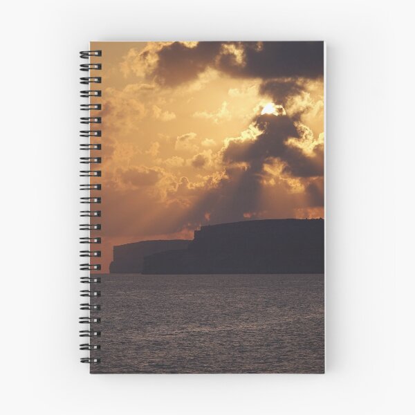 Item preview, Coast of Malta at Sunset - Nature and Travel Photography designed and sold by CarolinaReina.