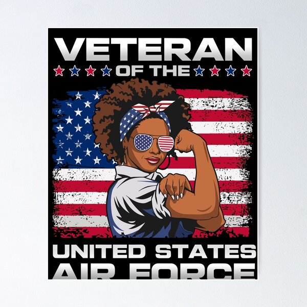 Item preview, Female Veteran Of The United States Air Force USAF Veteran designed and sold by NUMAcreations.