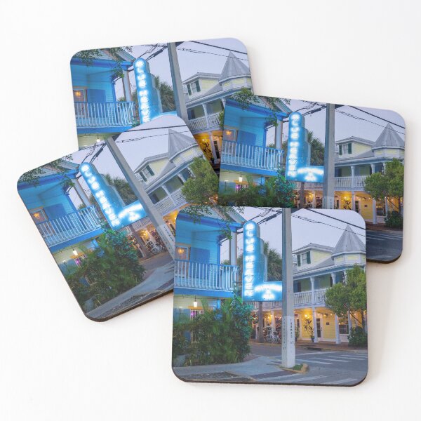 Item preview, Blue Heaven Key West Iconic Sign Dusk Photography - Famous Florida Keys Restaurant designed and sold by soulshineshot.