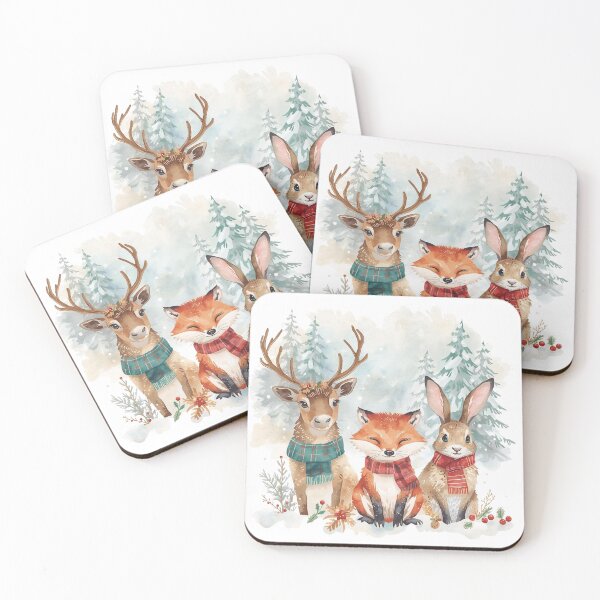 Item preview, Winter Woodland Animals Christmas designed and sold by Vallentinez.