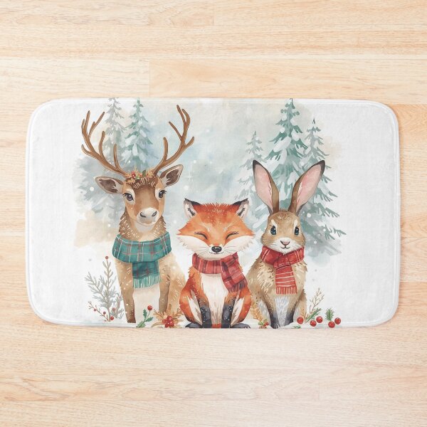 Item preview, Winter Woodland Animals Christmas designed and sold by Vallentinez.