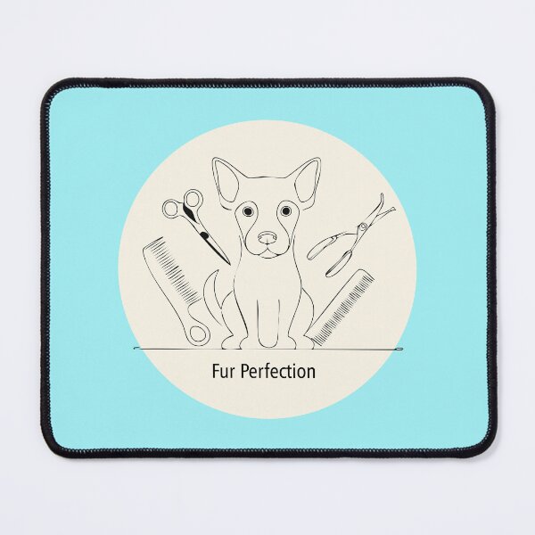 Item preview, Professional Dog Groomer Design – Fur Perfection designed and sold by RitaStudio.