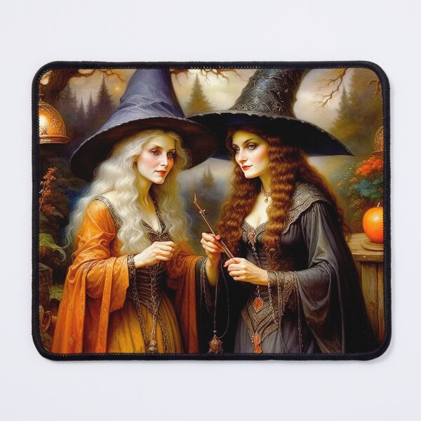 Item preview, Victorian Witches Celebrating Halloween designed and sold by LanaGustavsson.