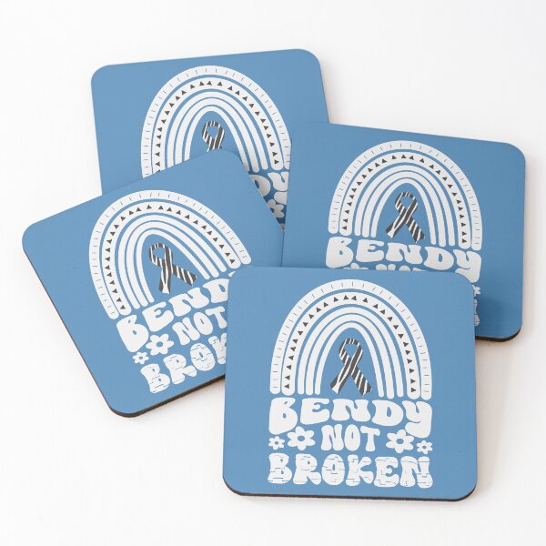 Item preview, Bendy Not Broken – EDS Awareness Rainbow designed and sold by Designs by Jesabee.