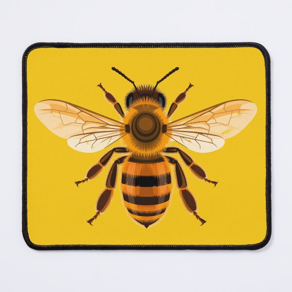 Item preview, illustration of a bee or bees on a solid background designed and sold by StyleAndVibe.