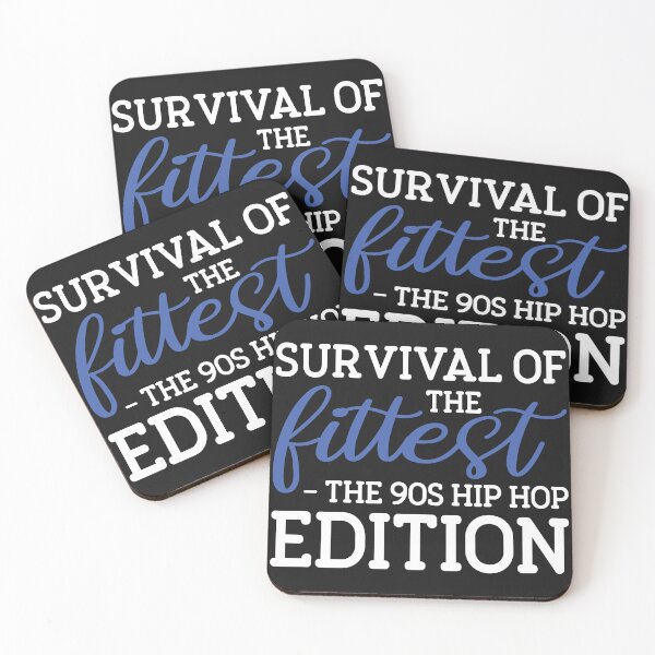 Item preview, Survival of the Fittest – Old School Hip Hop Classic Design designed and sold by Streetwear701.