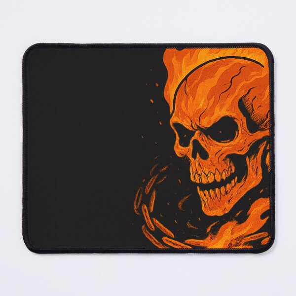 Item preview, Dead Skull — Hellfire Born Ready Dark Rider Art | Reze Aesthetic & Zohran Mamdani Inspired Energy designed and sold by zevorgue.