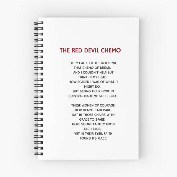 Item preview, The Red Devil Chemo Poem designed and sold by WhispersWear.