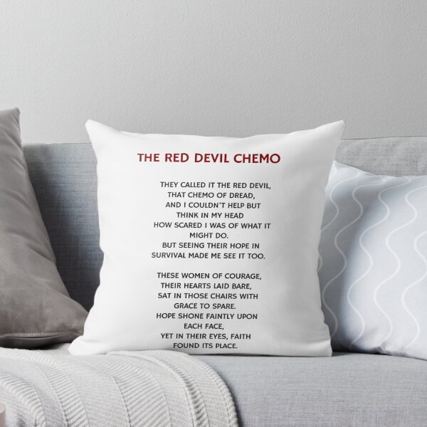 Item preview, The Red Devil Chemo Poem designed and sold by WhispersWear.