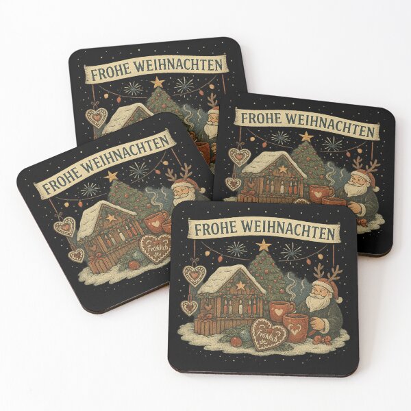 Item preview, Frohe Weihnachten – German Christmas Market Cozy Holiday Design designed and sold by AddictiveDesign.