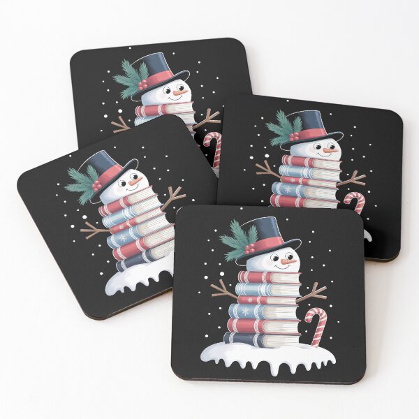 Item preview, Christmas Snowman with Books designed and sold by jkrphoto.