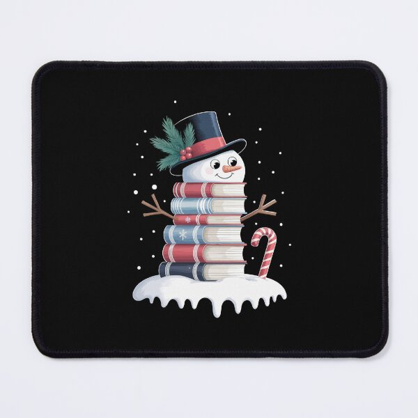 Item preview, Christmas Snowman with Books designed and sold by jkrphoto.