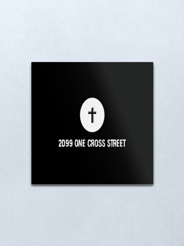 Alternate view of 2099 One Cross St Metal Print