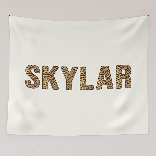 Item preview, Skylar Name Leopard Print designed and sold by Jeallan Designs.