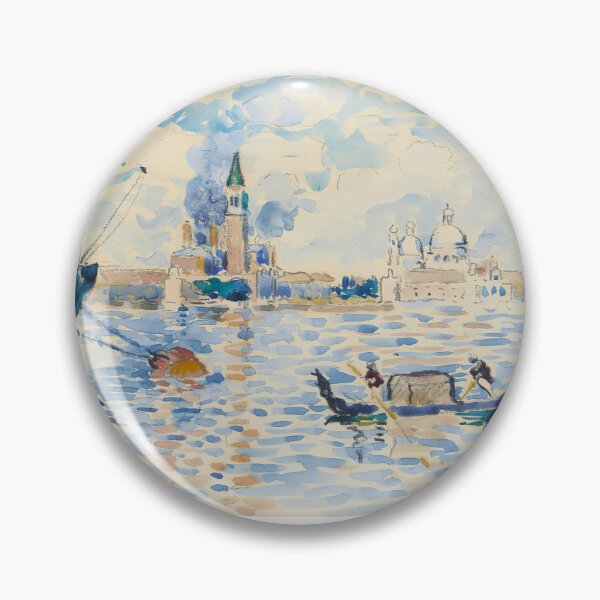 Item preview, Henri Edmond Cross Venice Watercolor Neo-Impressionist Poster designed and sold by LaFabricaArt.
