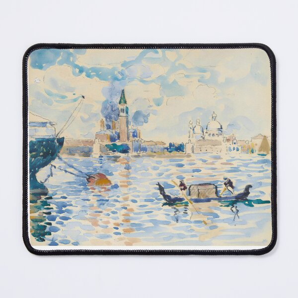 Item preview, Henri Edmond Cross Venice Watercolor Neo-Impressionist Poster designed and sold by LaFabricaArt.