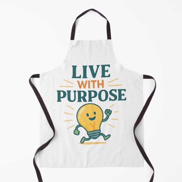 Item preview, Live With Purpose Motivational Lightbulb Character Design. designed and sold by The-T-In-Retro.