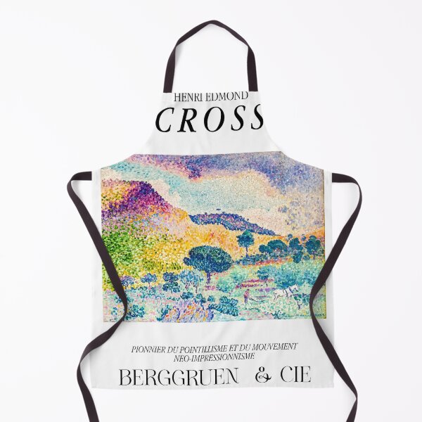 Item preview, Henri Edmond Cross Luminous Pointillist Hilly Landscape designed and sold by LaFabricaArt.