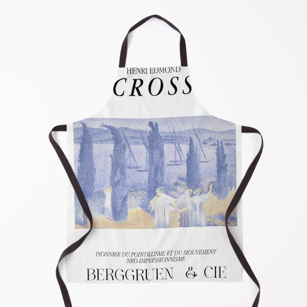 Item preview, Henri Edmond Cross Pointillist Cypresses and Dancing Figures designed and sold by LaFabricaArt.