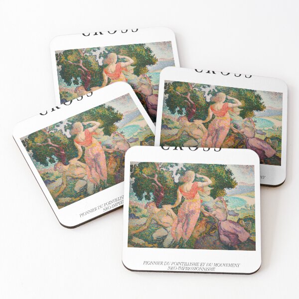 Item preview, Henri Edmond Cross Neo-Impressionist Bathers Utopian Scene designed and sold by LaFabricaArt.