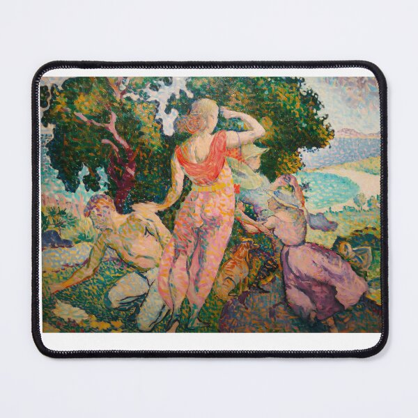 Item preview, Henri Edmond Cross Neo-Impressionist Bathers Utopian Scene designed and sold by LaFabricaArt.